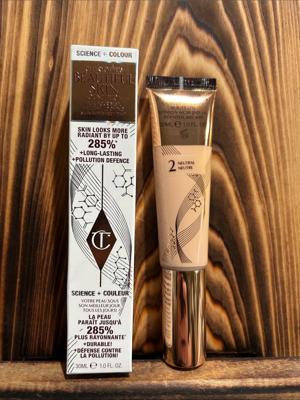 Charlotte Tilbury Beautiful Skin Foundation - Neutral 2 Beige